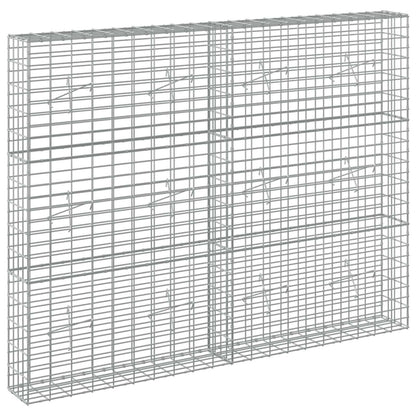 Gabion with 5 mm Wire and 5x10 cm Mesh 200x20x150 cm