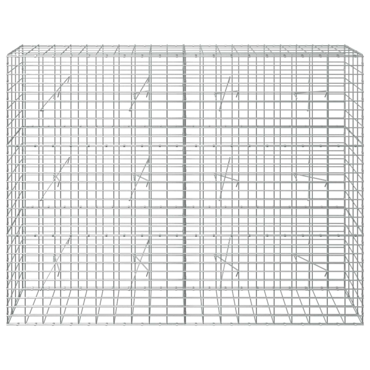 Gabion with 5 mm Wire and 5x10 cm Mesh 200x20x150 cm