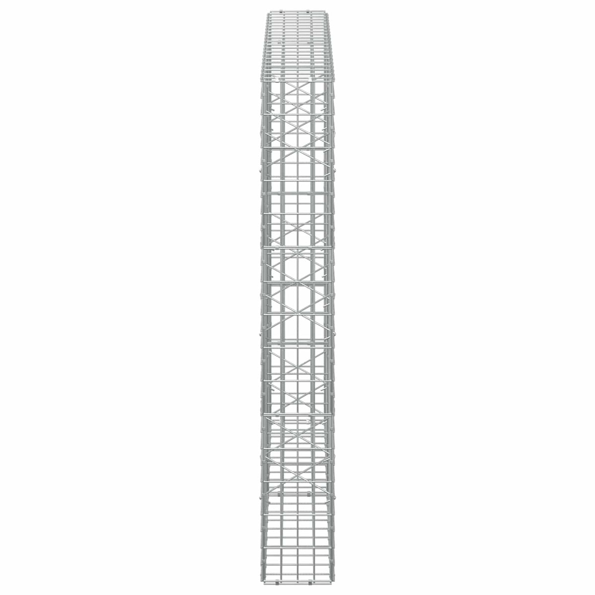 Gabion with 5 mm Wire and 5x10 cm Mesh 200x20x150 cm