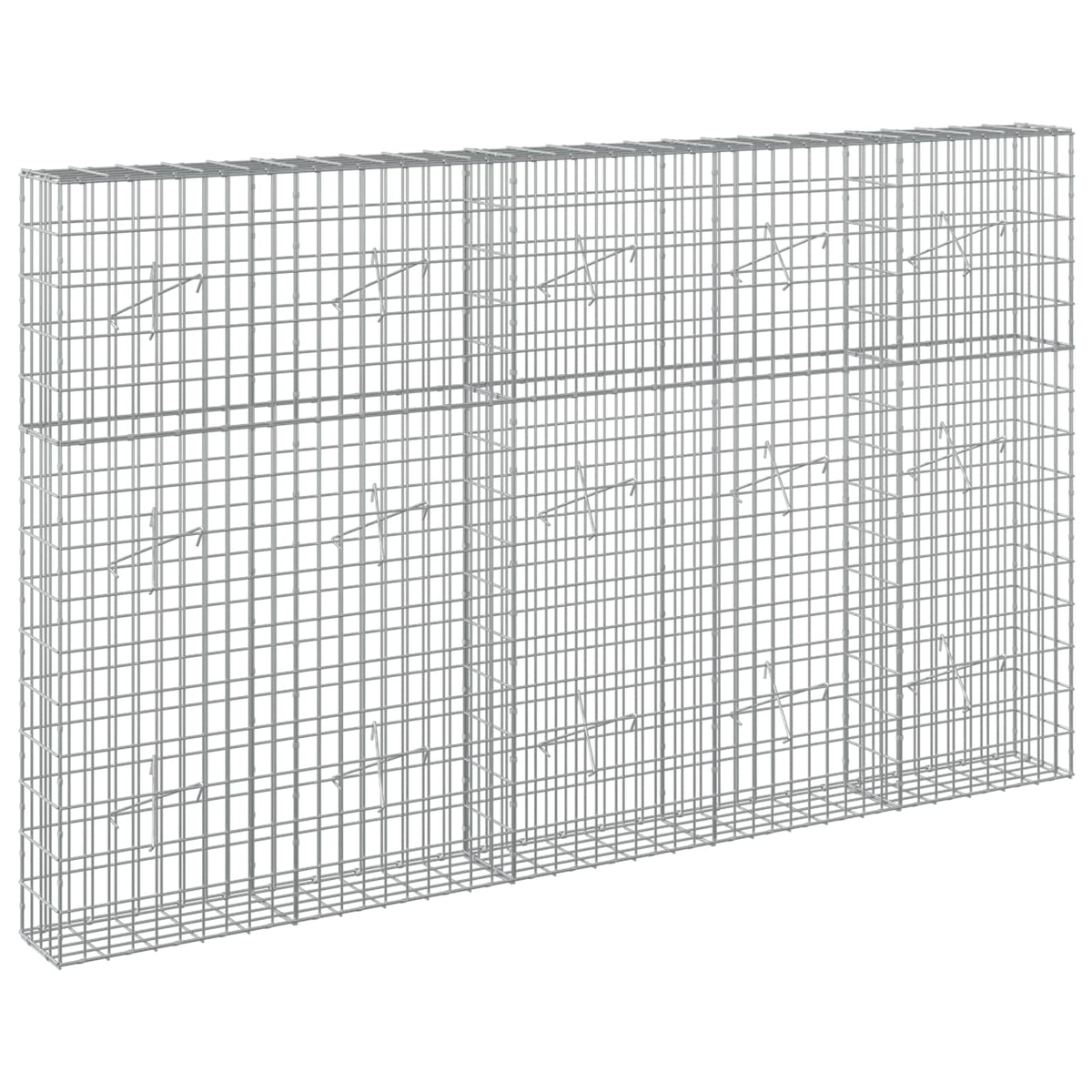Gabion with 5 mm Wire and 5x10 cm Mesh 250x20x150 cm