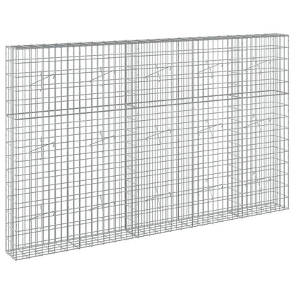 Gabion with 5 mm Wire and 5x10 cm Mesh 250x20x150 cm
