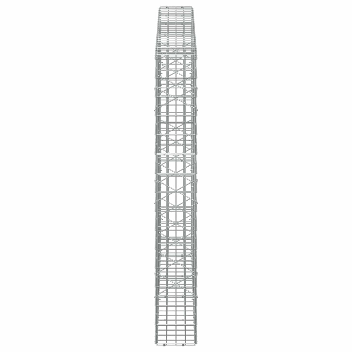 Gabion with 5 mm Wire and 5x10 cm Mesh 250x20x150 cm