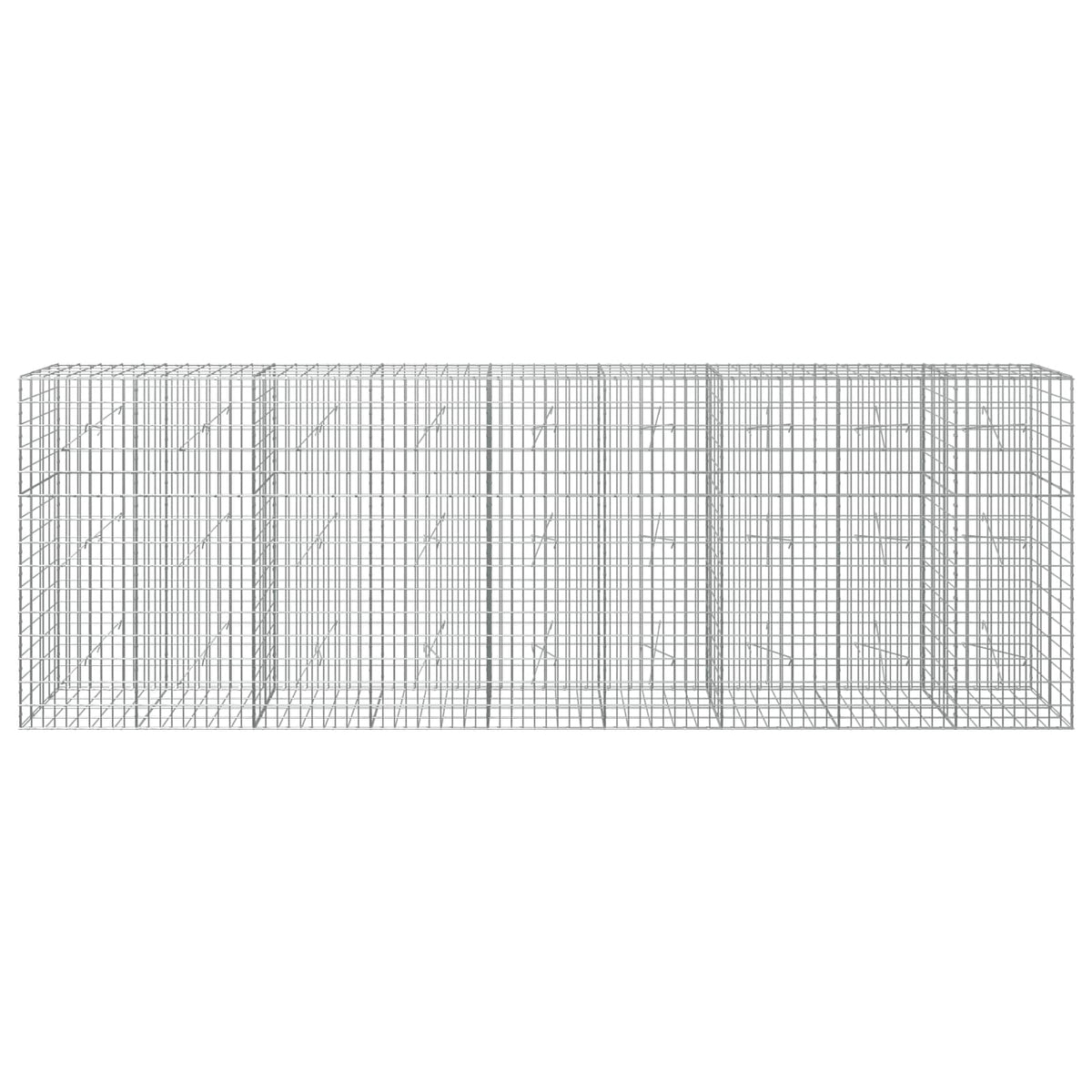 Gabion with 5 mm Wire and 5x10 cm Mesh 450x20x150 cm