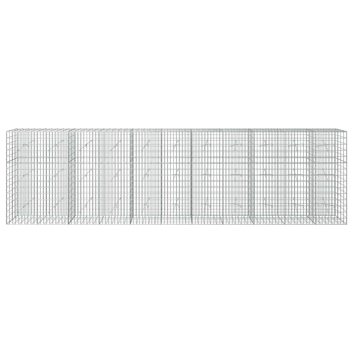 Gabion with 5 mm Wire and 5x10 cm Mesh 550x20x150 cm