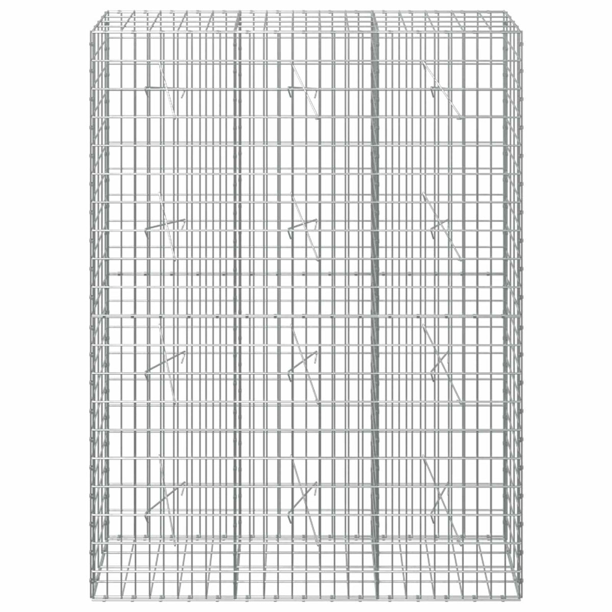 Gabion with 5 mm Wire and 5x10 cm Mesh 150x20x200 cm