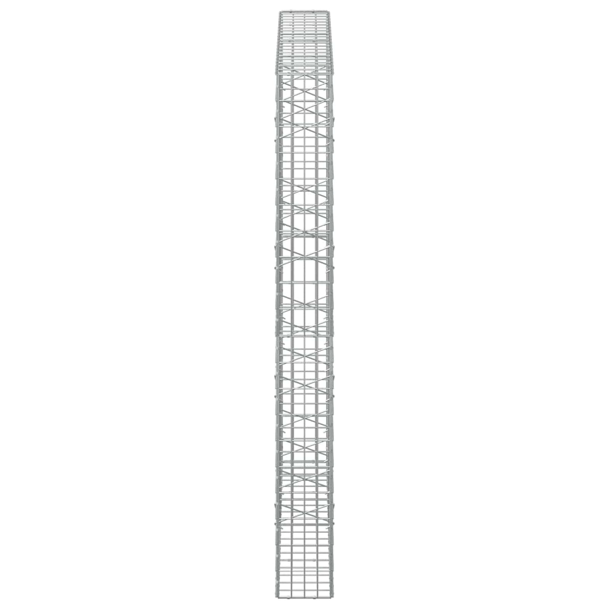 Gabion with 5 mm Wire and 5x10 cm Mesh 200x20x200 cm