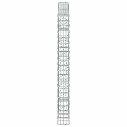 Gabion with 5 mm Wire and 5x10 cm Mesh 250x20x200 cm