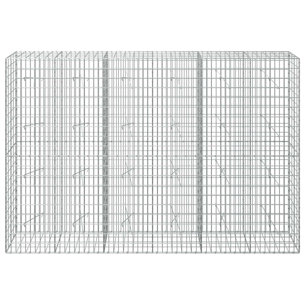 Gabion with 5 mm Wire and 5x10 cm Mesh 300x20x200 cm