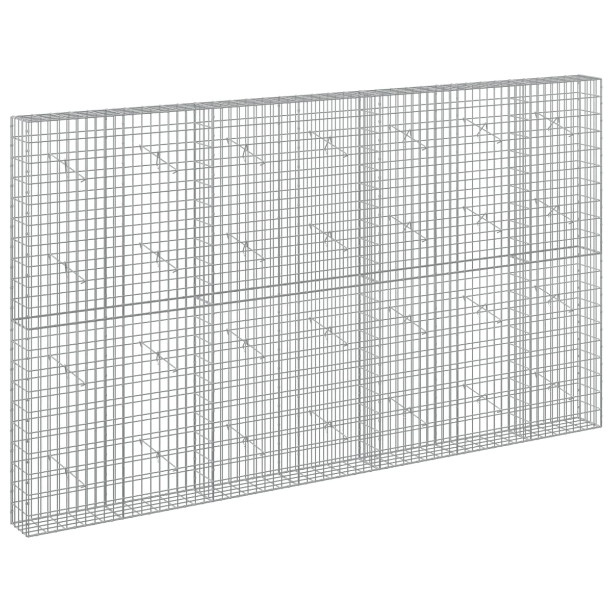 Gabion with 5 mm Wire and 5x10 cm Mesh 350x20x200 cm