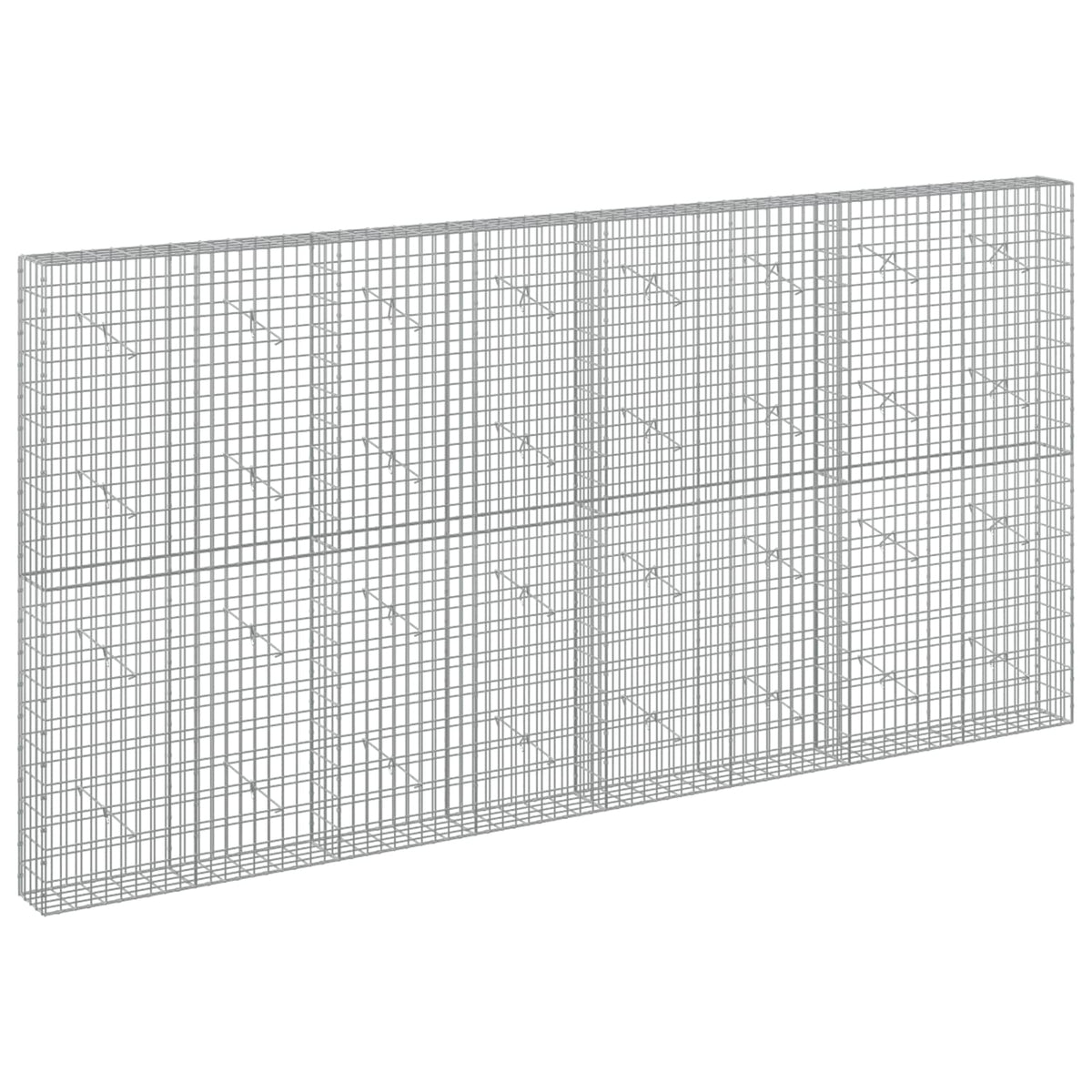 Gabion with 5 mm Wire and 5x10 cm Mesh 400x20x200 cm