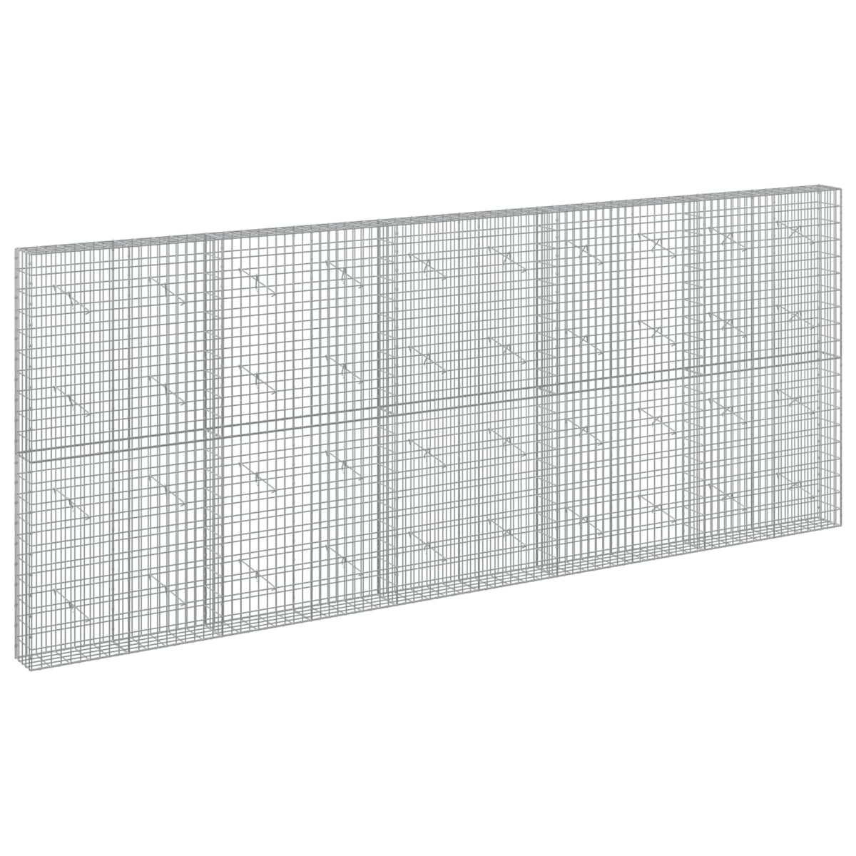 Gabion with 5 mm Wire and 5x10 cm Mesh 500x20x200 cm