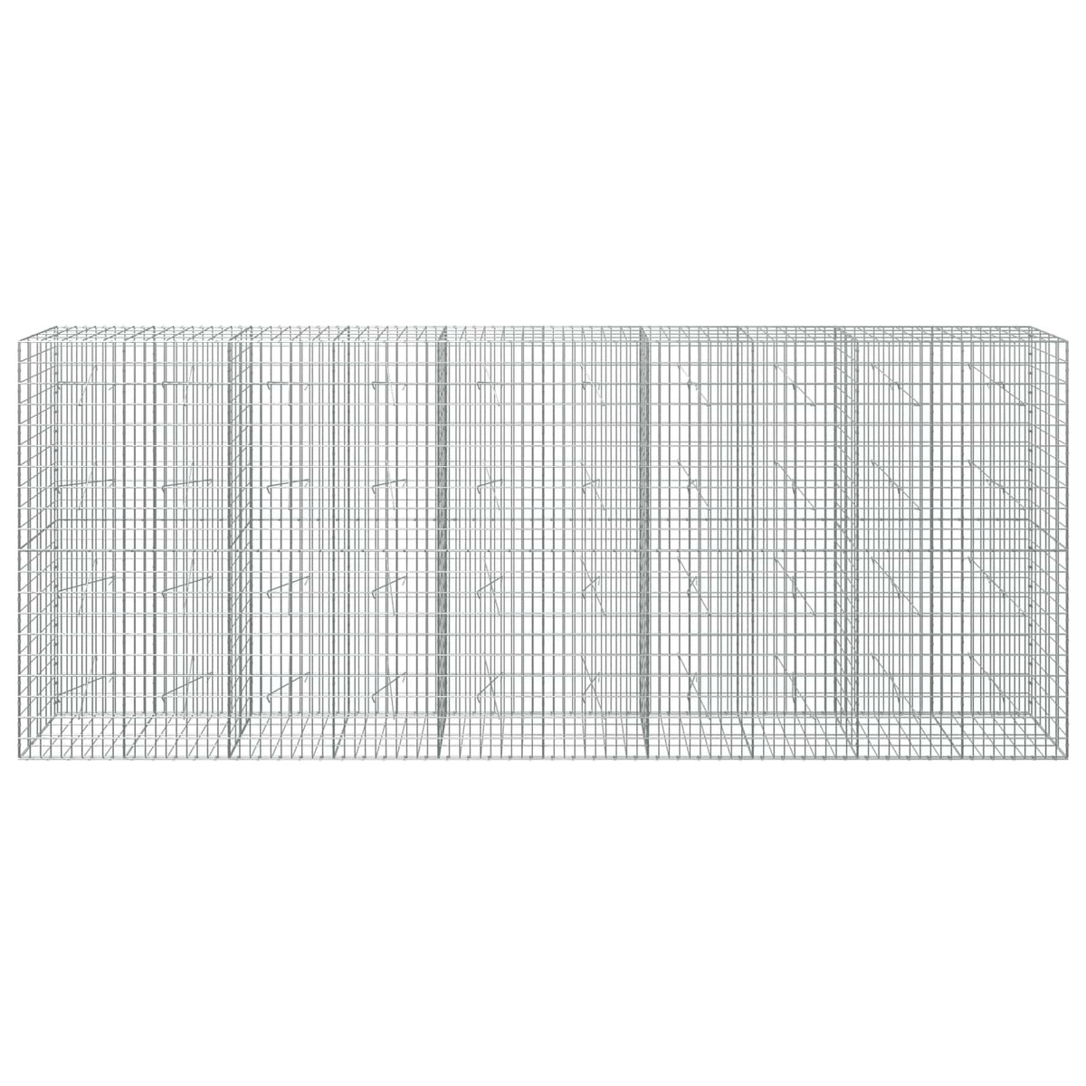Gabion with 5 mm Wire and 5x10 cm Mesh 500x20x200 cm
