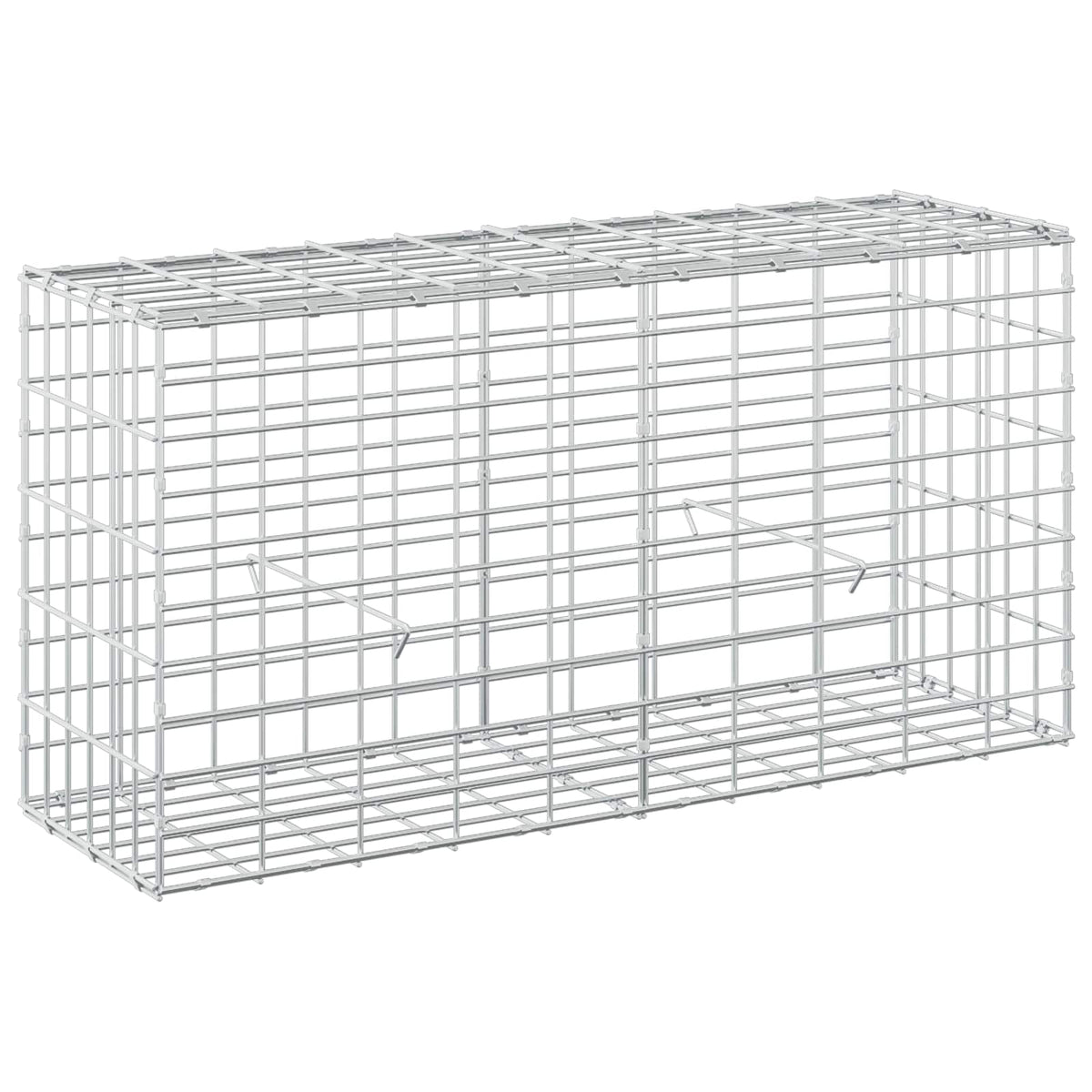Gabion with 5 mm Wire and 5x10 cm Mesh 100x30x50 cm