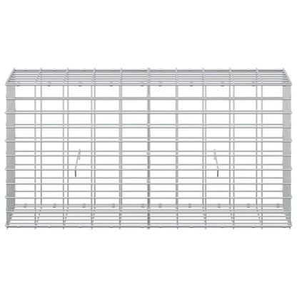 Gabion with 5 mm Wire and 5x10 cm Mesh 100x30x50 cm