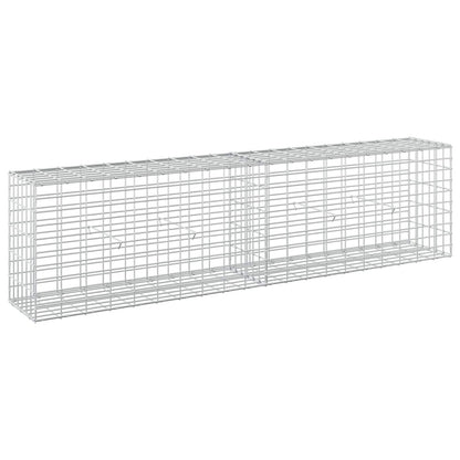Gabion with 5 mm Wire and 5x10 cm Mesh 200x30x50 cm