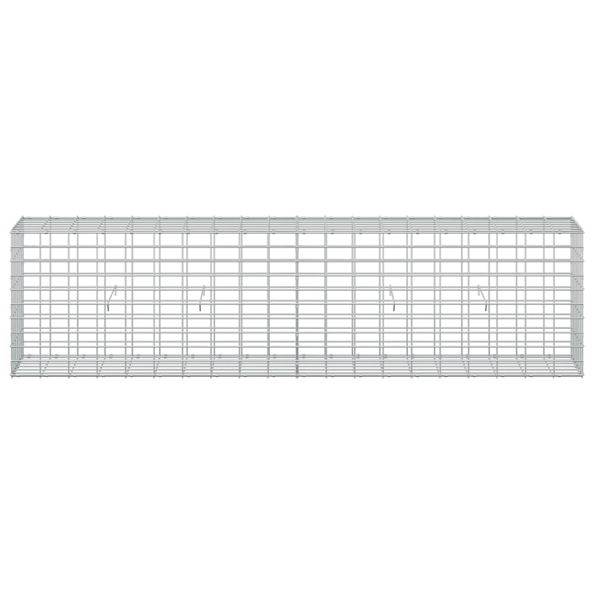 Gabion with 5 mm Wire and 5x10 cm Mesh 200x30x50 cm