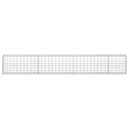Gabion with 5 mm Wire and 5x10 cm Mesh 350x30x50 cm