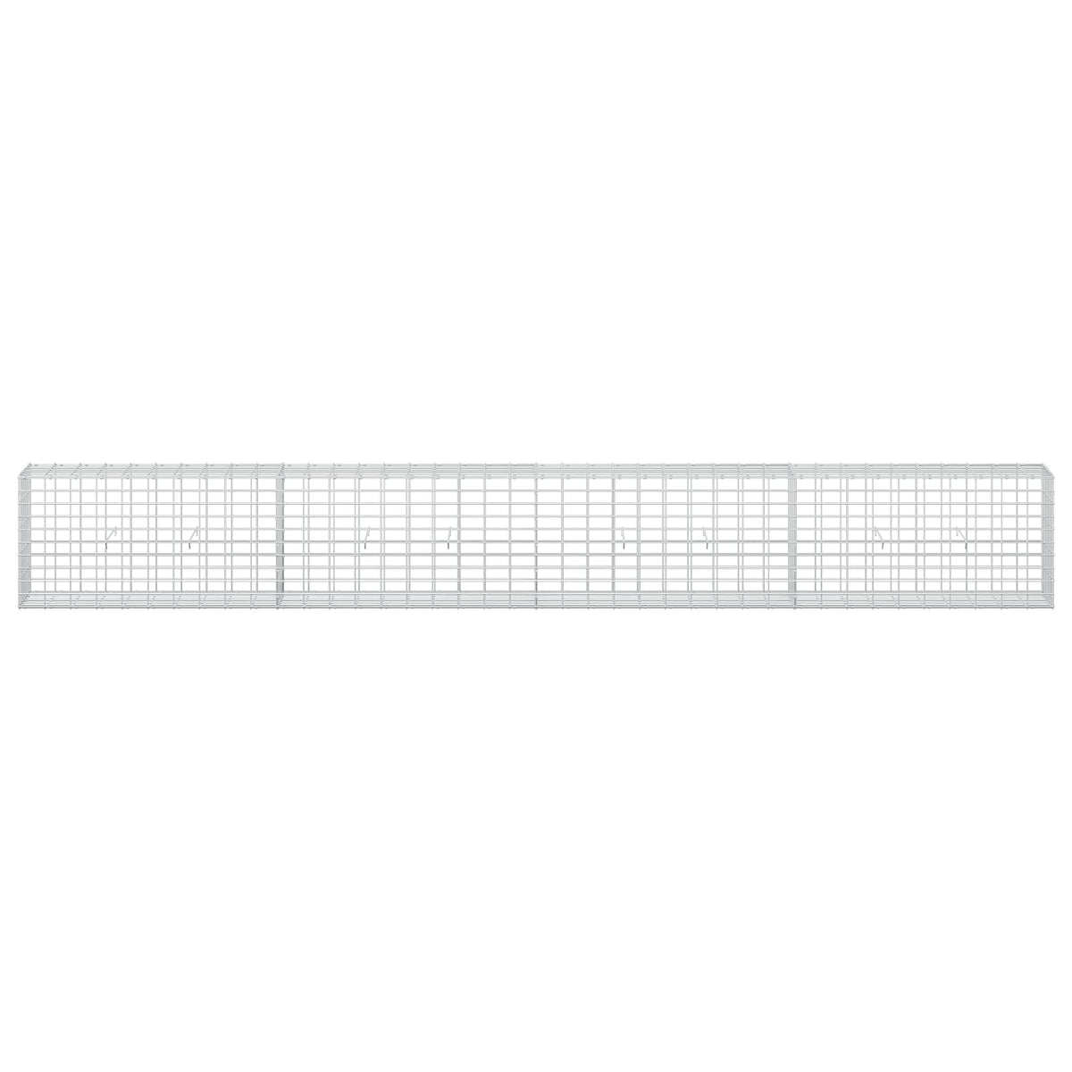 Gabion with 5 mm Wire and 5x10 cm Mesh 400x30x50 cm