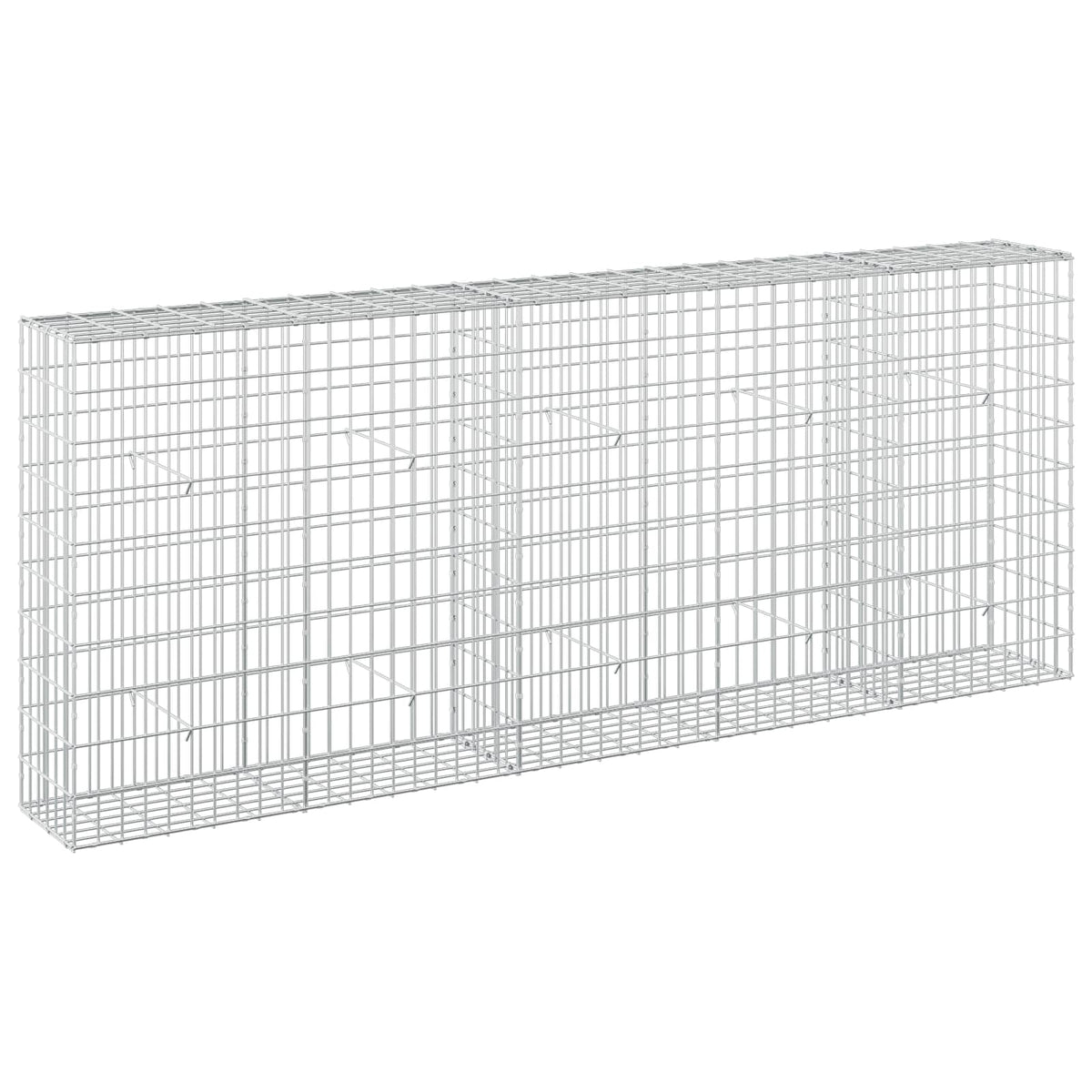 Gabion with 5 mm Wire and 5x10 cm Mesh 250x30x100 cm