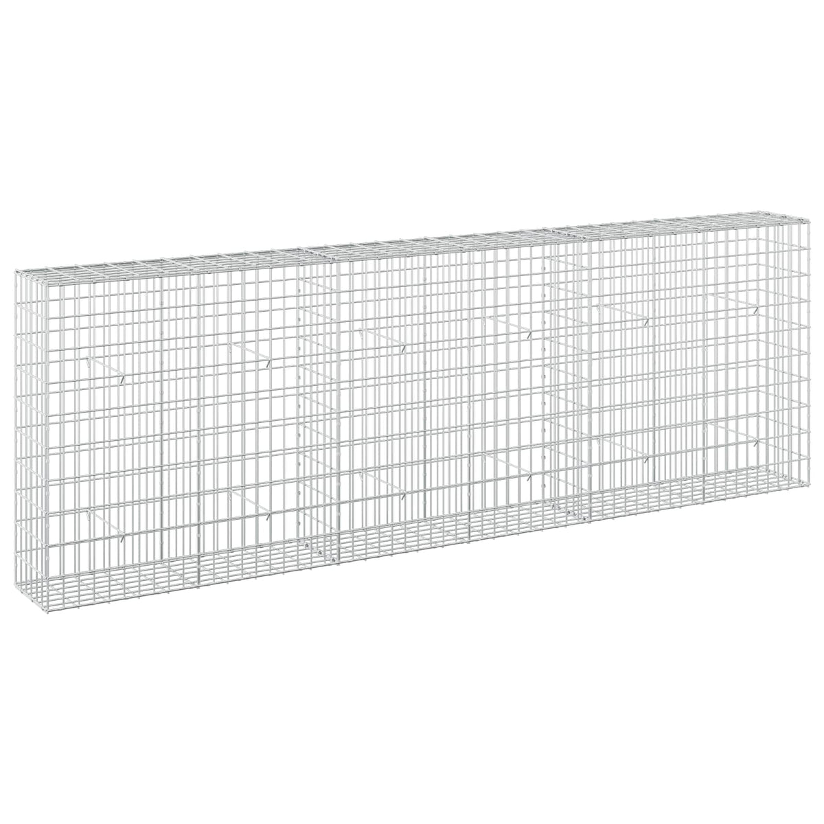 Gabion with 5 mm Wire and 5x10 cm Mesh 300x30x100 cm