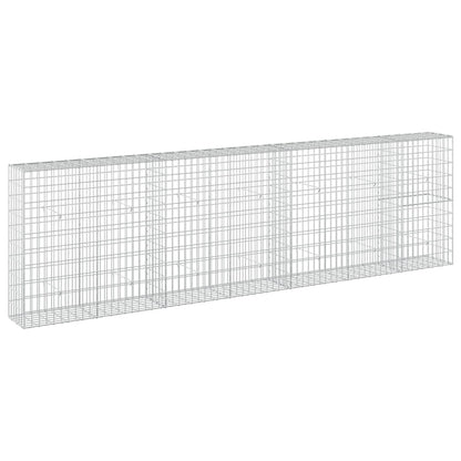 Gabion with 5 mm Wire and 5x10 cm Mesh 350x30x100 cm