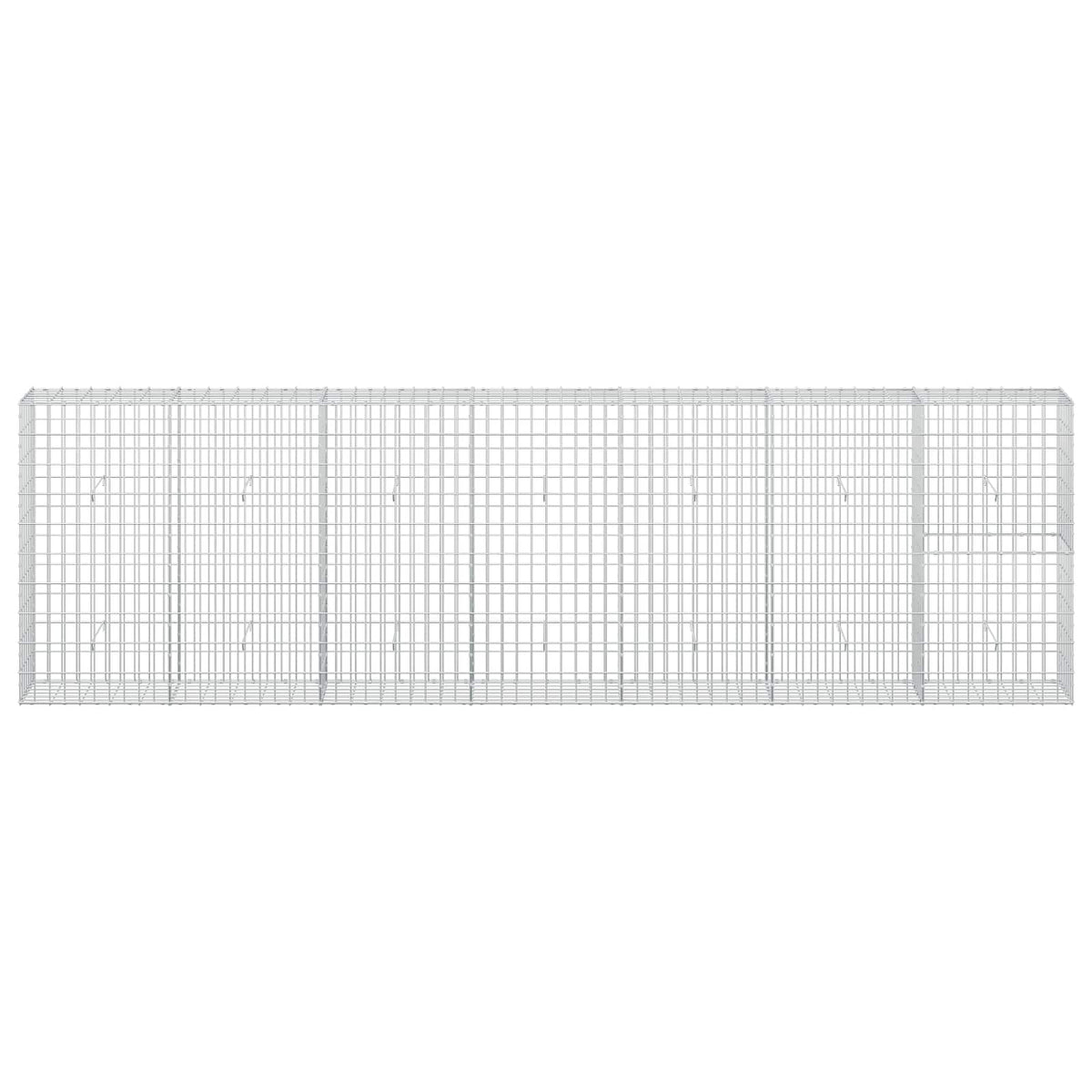 Gabion with 5 mm Wire and 5x10 cm Mesh 350x30x100 cm