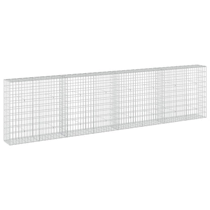 Gabion with 5 mm Wire and 5x10 cm Mesh 400x30x100 cm