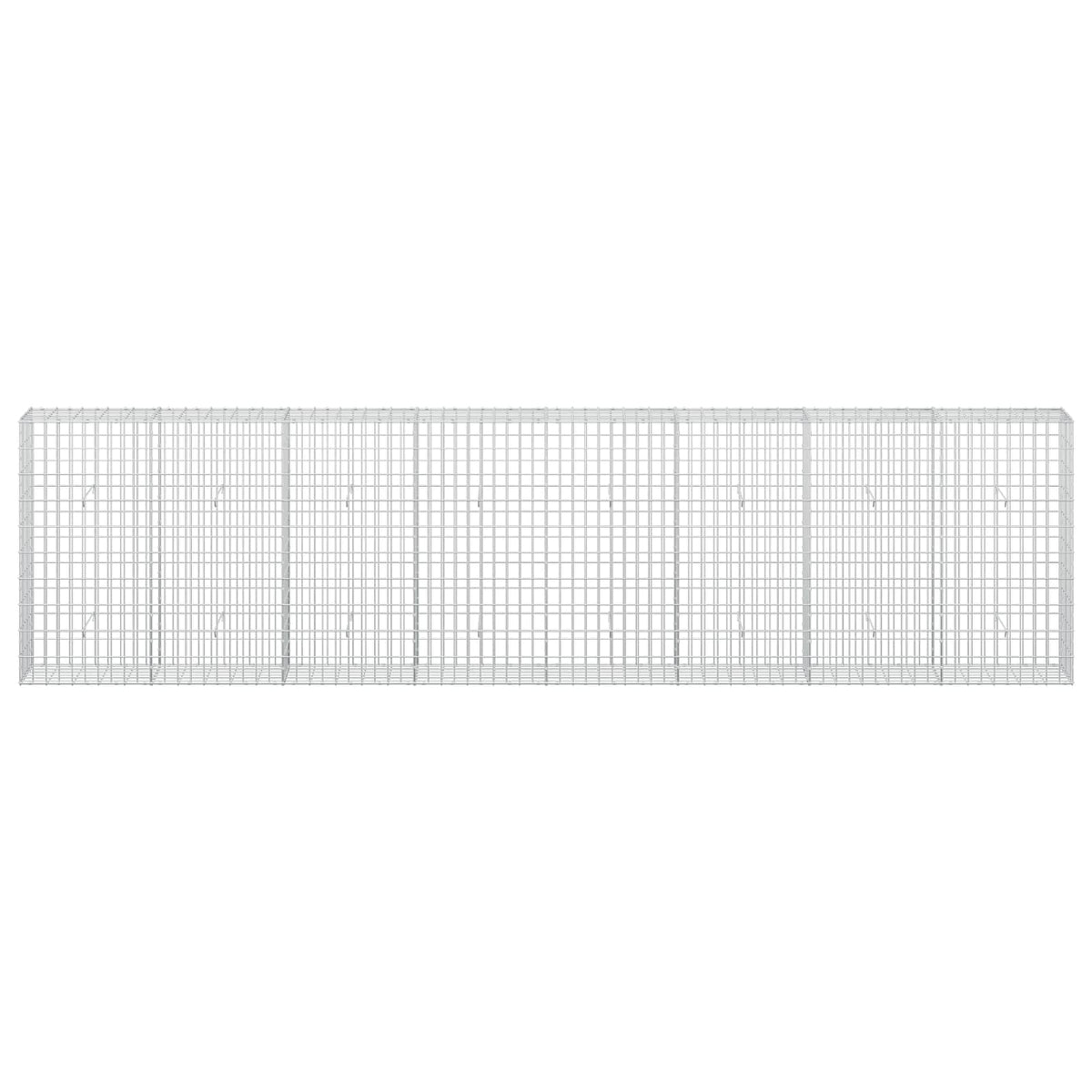 Gabion with 5 mm Wire and 5x10 cm Mesh 400x30x100 cm