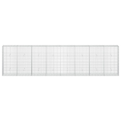 Gabion with 5 mm Wire and 5x10 cm Mesh 400x30x100 cm