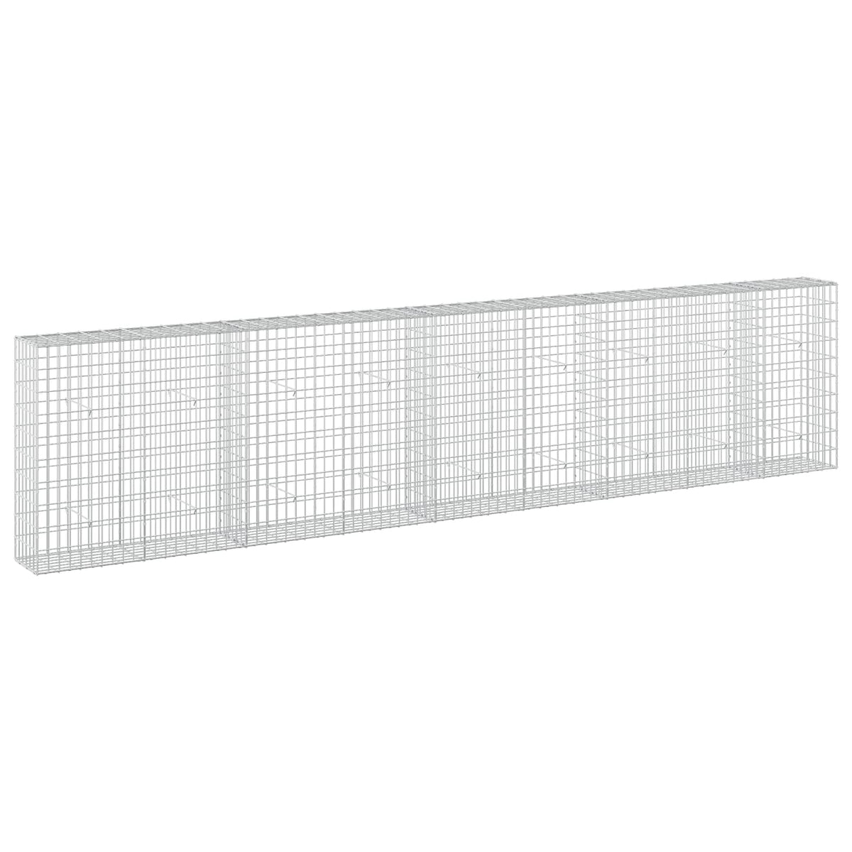 Gabion with 5 mm Wire and 5x10 cm Mesh 450x30x100 cm