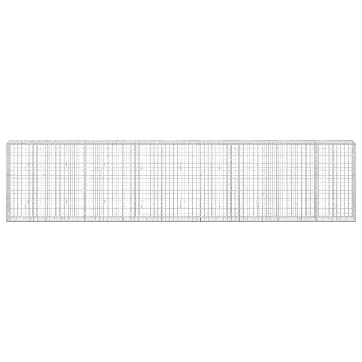 Gabion with 5 mm Wire and 5x10 cm Mesh 450x30x100 cm