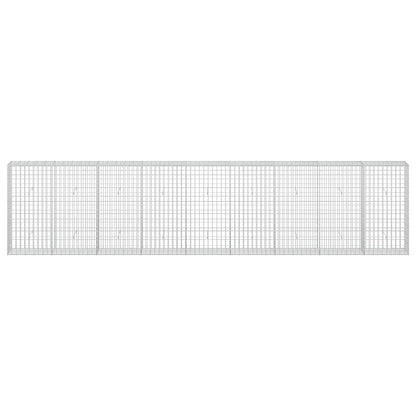 Gabion with 5 mm Wire and 5x10 cm Mesh 450x30x100 cm
