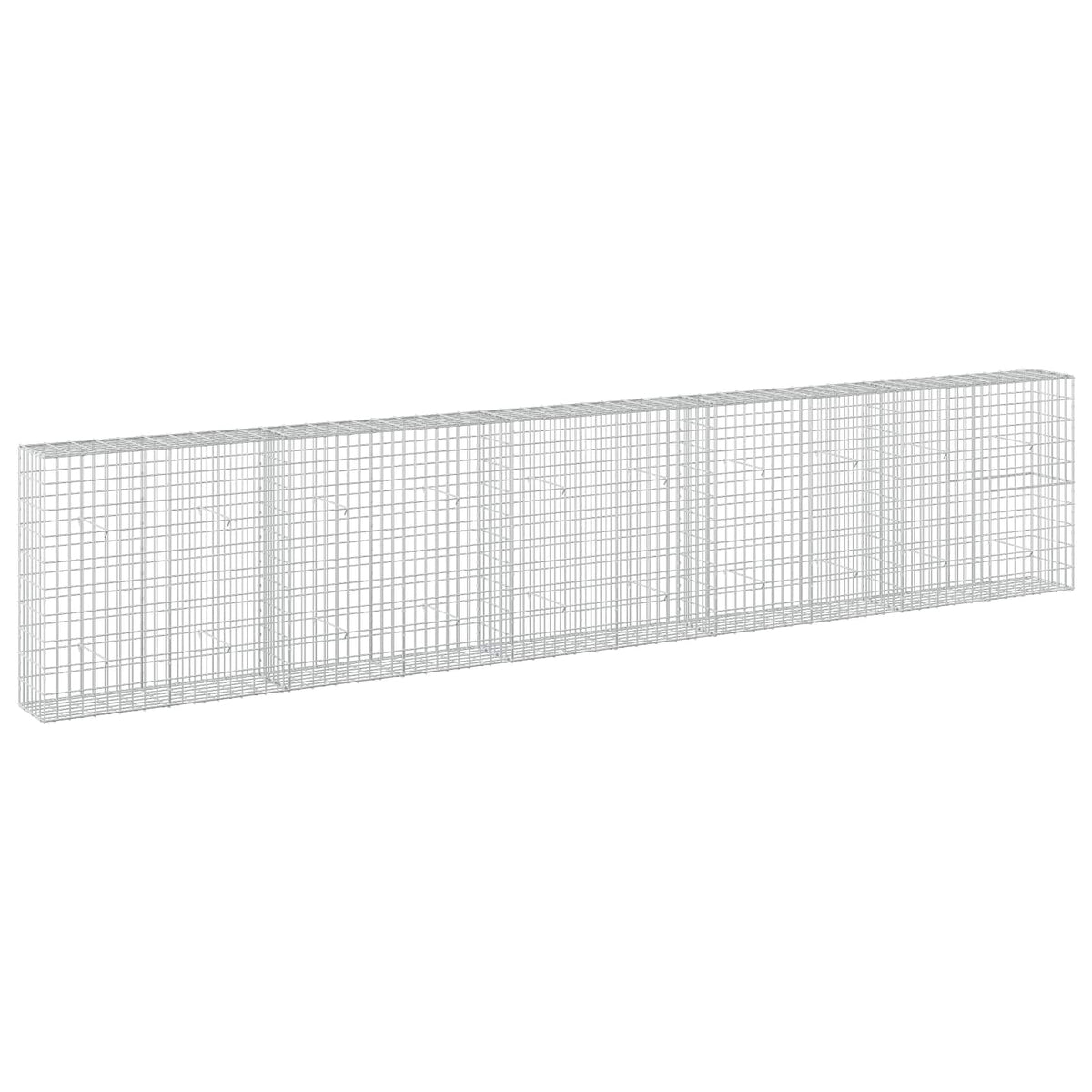 Gabion with 5 mm Wire and 5x10 cm Mesh 500x30x100 cm