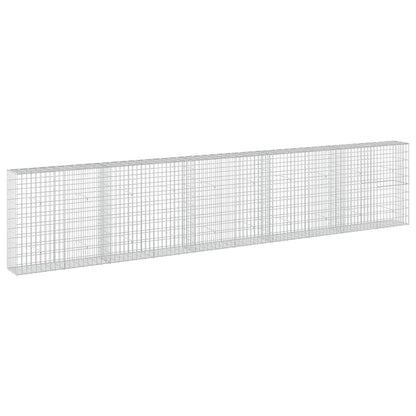 Gabion with 5 mm Wire and 5x10 cm Mesh 500x30x100 cm