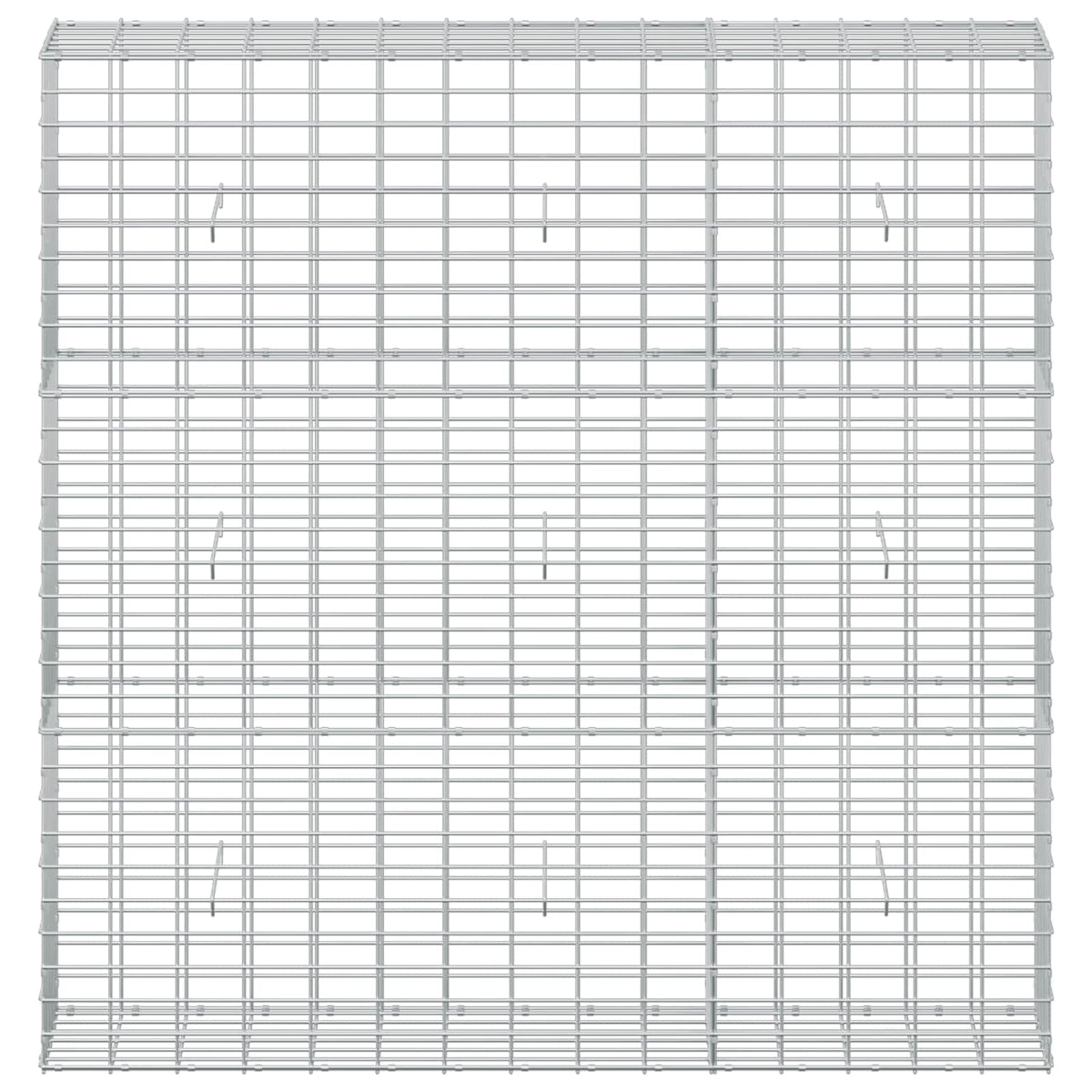 Gabion with 5 mm Wire and 5x10 cm Mesh 150x30x150 cm