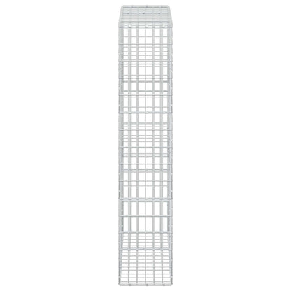 Gabion with 5 mm Wire and 5x10 cm Mesh 150x30x150 cm