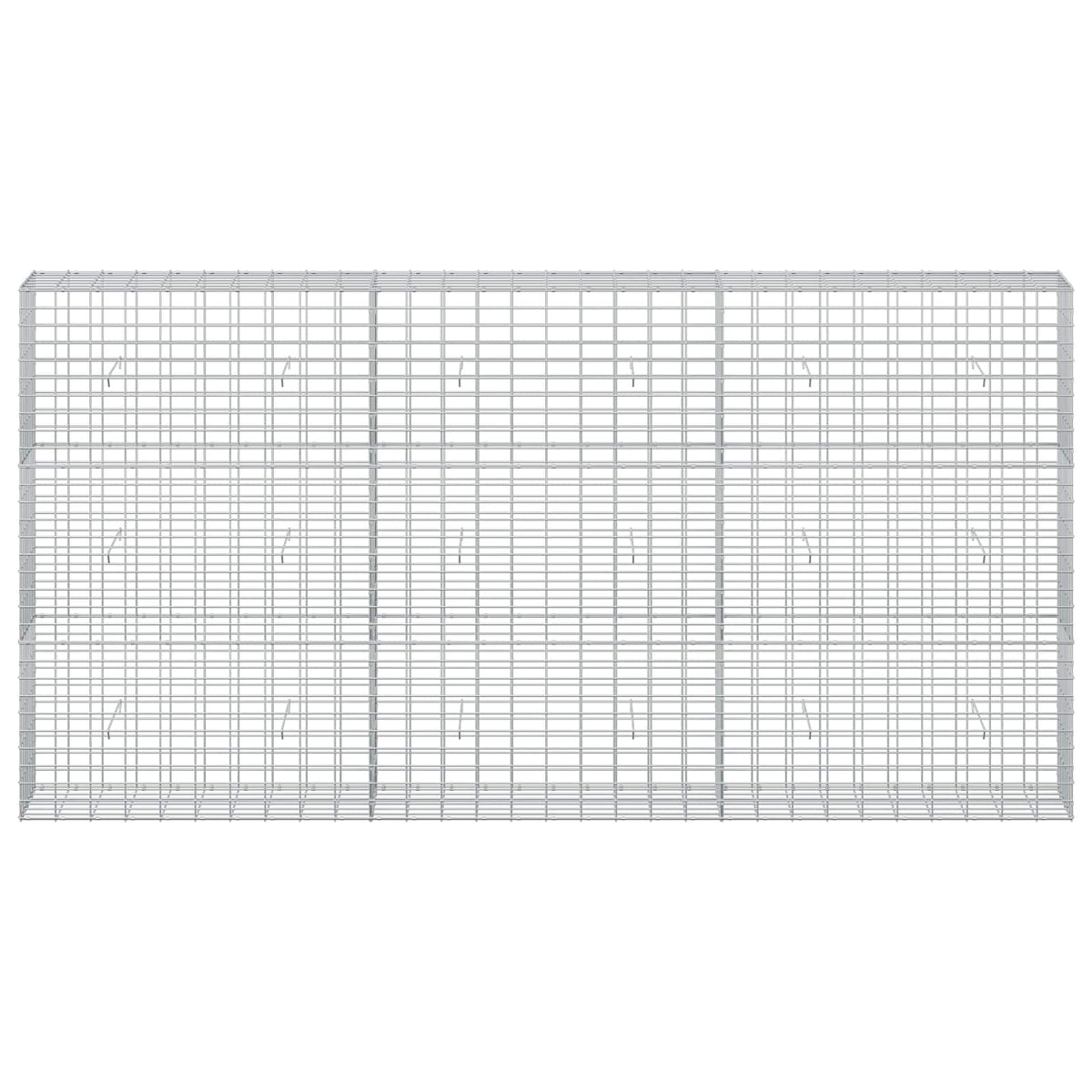 Gabion with 5 mm Wire and 5x10 cm Mesh 300x30x150 cm