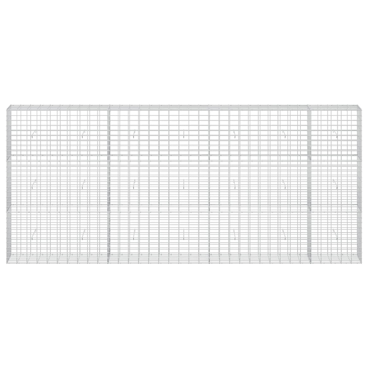 Gabion with 5 mm Wire and 5x10 cm Mesh 350x30x150 cm