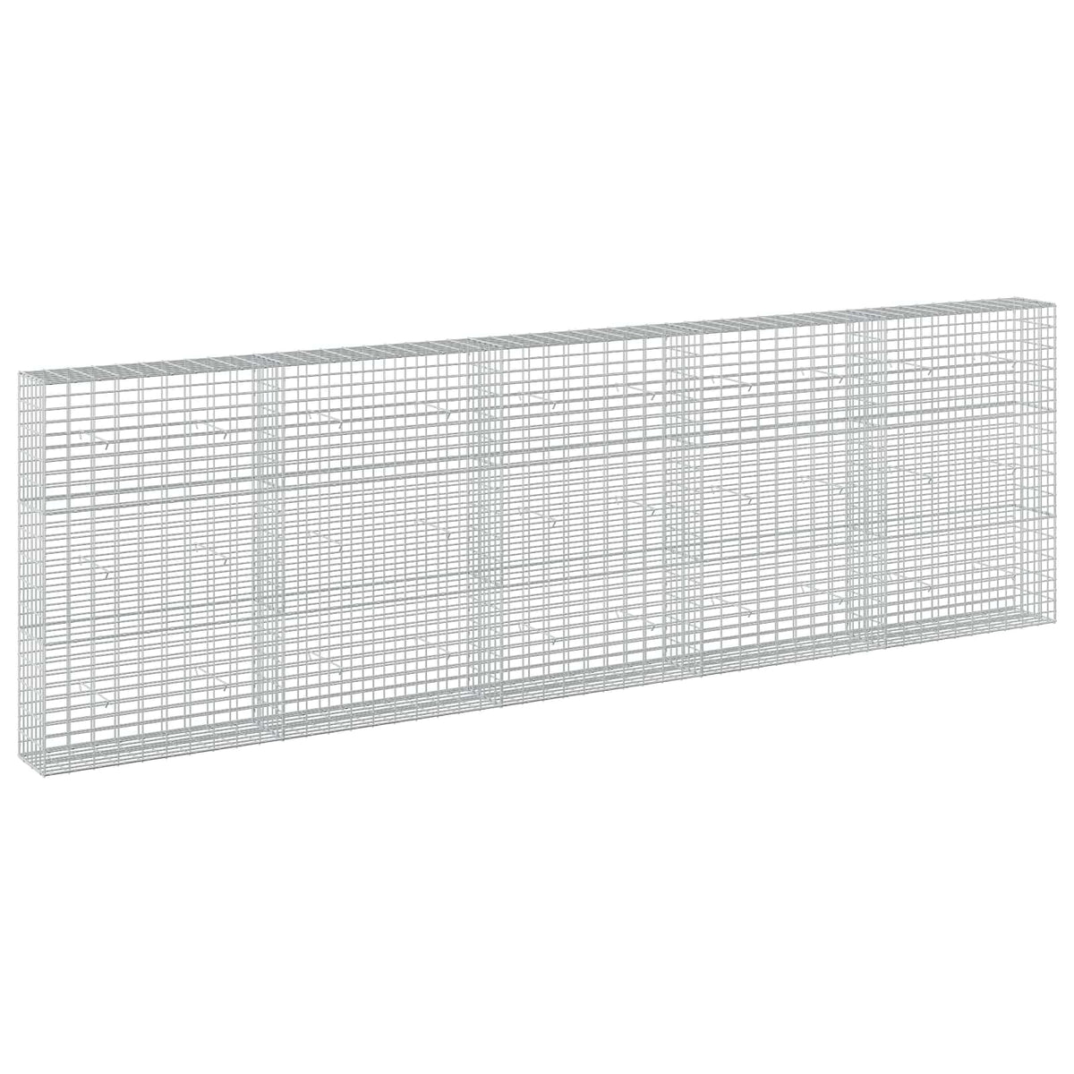 Gabion with 5 mm Wire and 5x10 cm Mesh 500x30x150 cm
