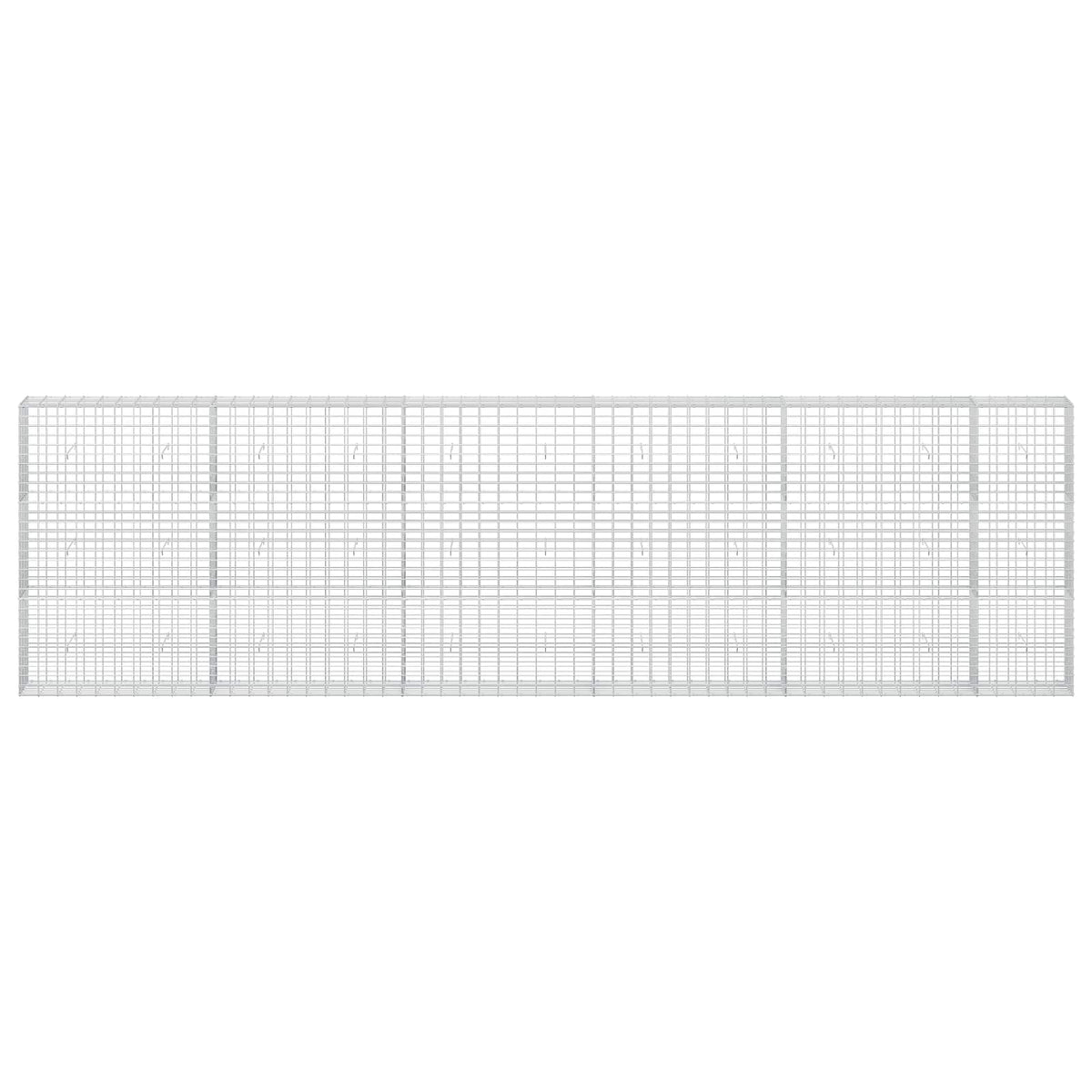 Gabion with 5 mm Wire and 5x10 cm Mesh 550x30x150 cm