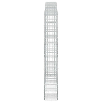 Gabion with 5 mm Wire and 5x10 cm Mesh 400x30x200 cm