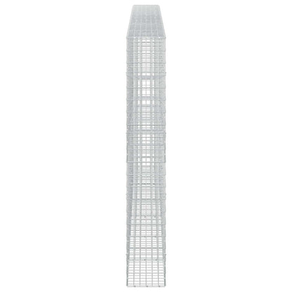 Gabion with 5 mm Wire and 5x10 cm Mesh 600x30x200 cm