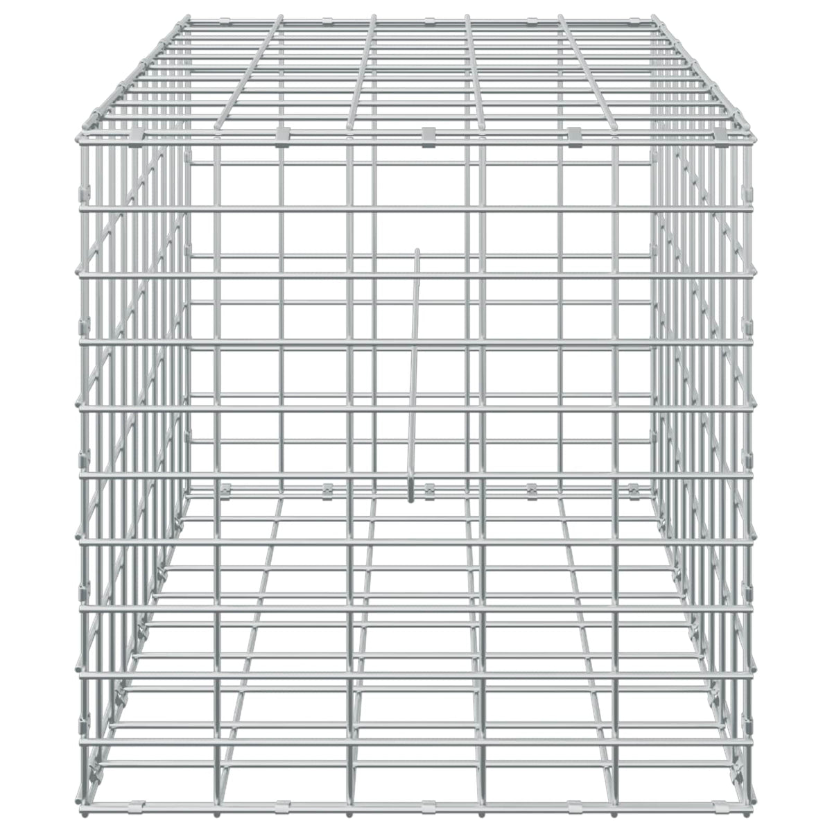Gabion with 5 mm Wire and 5x10 cm Mesh 50x50x50 cm