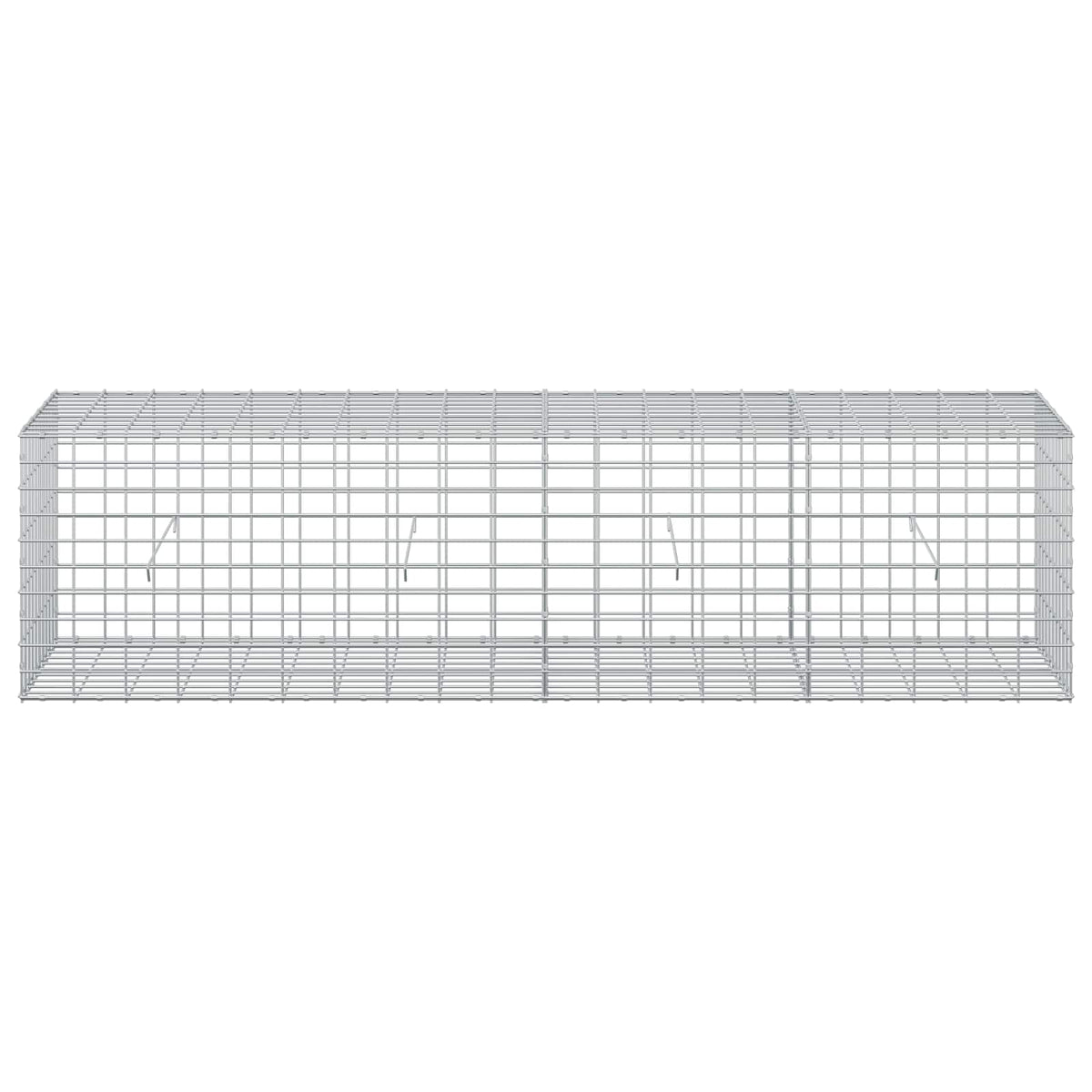 Gabion with 5 mm Wire and 5x10 cm Mesh 200x50x50 cm