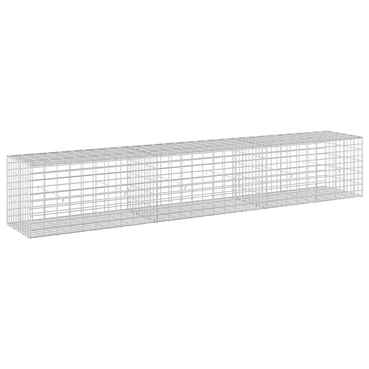 Gabion with 5 mm Wire and 5x10 cm Mesh 300x50x50 cm