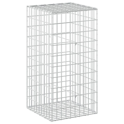 Gabion with 5 mm Wire and 5x10 cm Mesh 50x50x100 cm