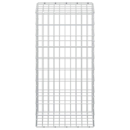 Gabion with 5 mm Wire and 5x10 cm Mesh 50x50x100 cm