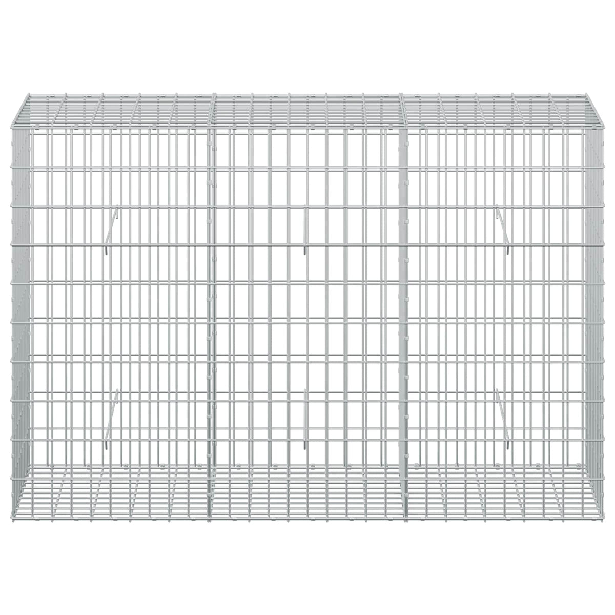 Gabion with 5 mm Wire and 5x10 cm Mesh 150x50x100 cm
