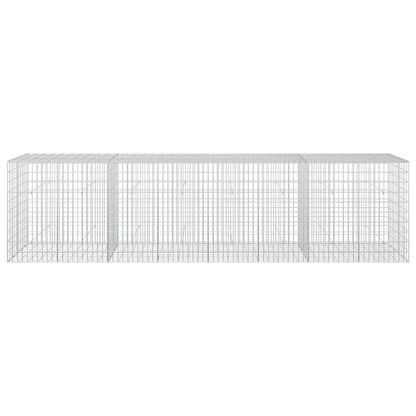 Gabion with 5 mm Wire and 5x10 cm Mesh 400x50x100 cm