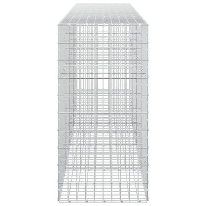 Gabion with 5 mm Wire and 5x10 cm Mesh 400x50x100 cm